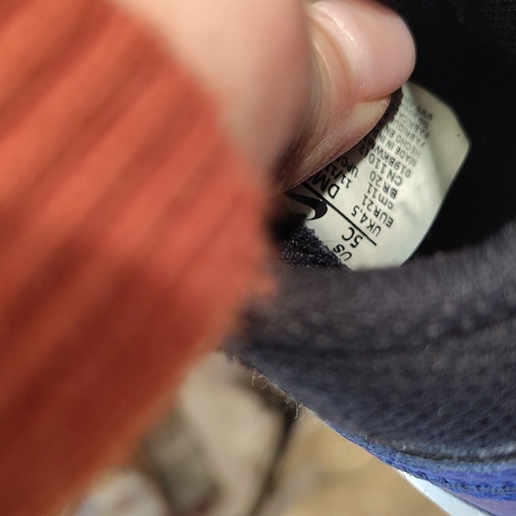 Nike Court Borough Mid 2 Td Trainers Black Game Royal Sz 5C DM8874-001 - Picture 8 of 10